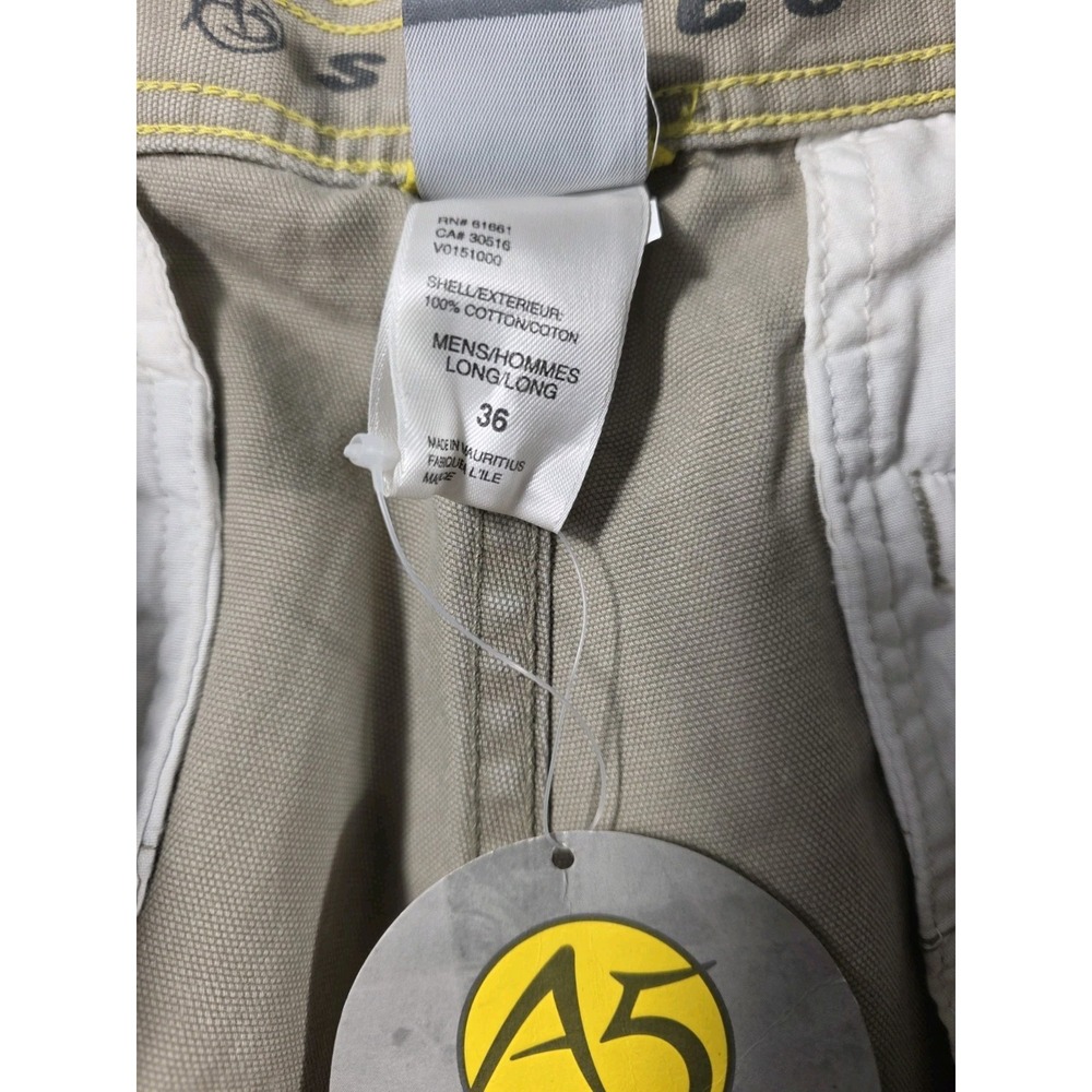 Vtg North Face A5 Series 36x32 Dyno Convertible Cargo Y2k Canvas Pants Khaki - Picture 3 of 10